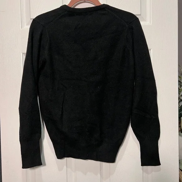 VTG Ballantyne Pure Cashmere V-Neck Sweater Mens Size 40 Made in